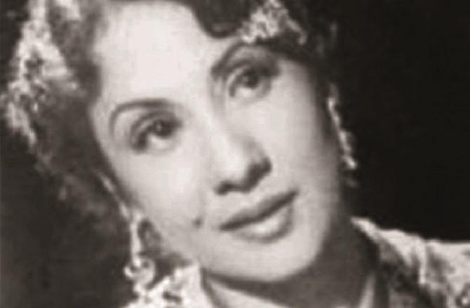 Early actress and singer Khursheed Bano. Photo: INN